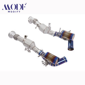 Pour Ferrari 296 GTB & Spider hybride rechargeable : système d'échappement en titane haute performance et pack de collecteur d'échappement à haut débit - Product Image 3