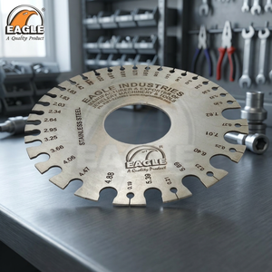 เครื่องวัดขนาดลวดแบบวงกลม Eagle 0.080 กก. สำหรับเครื่องมือและอุปกรณ์วัดขนาดเครื่องประดับ ทำแหวนและกำไลข้อมือ - Product Image 2