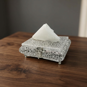 Square Carving <b>Tissue</b> <b>Holder</b> <b>Box</b> - Product Image 2