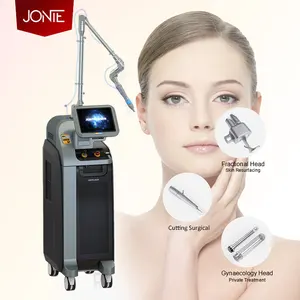 Máquina fracionária profissional de laser co2 para rejuvenescimento facial, dispositivo de aperto da pele para remoção de cicatrizes de acne e acne, com CE, tendência