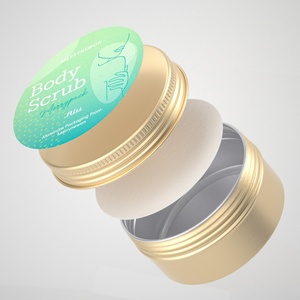Merrynewon Custom Design Cosmetic Aluminium Jar Empty Cream Jars for <b>Body</b> <b>Scrub</b> Cream Packaging - Product Image 5