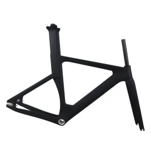Bxt — cadre de vélo de route en fibre de carbone T800, avec pignon fixe, fourche, TR013