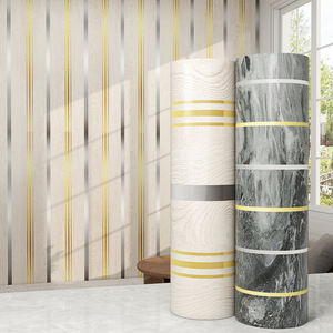 วอลเปเปอร์ลายหินอ่อน 3 มิติ แบบมีกาวในตัว กันน้ำ กันเชื้อรา หนาขึ้น ลอกติดได้ ลายเรขาคณิต สำหรับตกแต่งบ้าน อพาร์ทเมนต์ ห้องครัว - Product Image 2