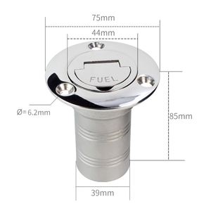 Accessoires marins en acier inoxydable 316, petit réservoir à huile, entrée d'eau, entrée d'huile, sortie d'eaux usées, accessoires pour bateaux et yachts - Product Image 5