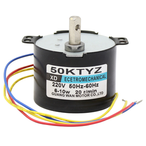 <span class=keywords><strong>Motor</strong></span> síncrono de CA de 220 V al por mayor, <span class=keywords><strong>motor</strong></span> de microengranajes de baja velocidad de 6 <span class=keywords><strong>W</strong></span>, <span class=keywords><strong>motor</strong></span> de CA de baja velocidad 50KTYZ, aspas de ventilador eléctrico de CA - Product Image 3