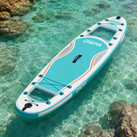 Tabla de SUP Recreativa para Turismo, Venta al Por Mayor, Logotipo Personalizado OEM, con Ventanas Dobles Transparentes para Paseos por Lagos y Aventuras Vacacionales