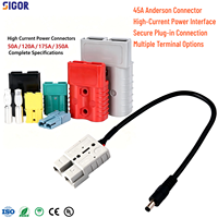Câble de conversion de puissance OEM personnalisé en cuivre à courant élevé, faisceau de câblage DC5.5*2.1 mâle-femelle pour système de stockage d'énergie solaire