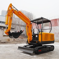 Livraison rapide Multifonctionnel Crawler Petite Digger pour Construction Ferme Jardin Utilisation Mini Pelle Client Pick up