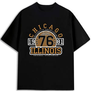 Chicago Illinois 1976 81 Athletic Department Camiseta de algodón para hombre impresa en EE. UU. - Product Image 1