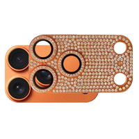 Pour Iphone 17 Pro Max caméra diamant Protection autocollant strass verre trempé lentille Film 3d caméra lentille