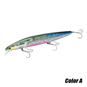 Leurre de pêche flottant en ABS coloré pour eau douce et eau salée avec hameçon, 27g 145mm, leurres durs, leurre de type minnow pour la pêche au bar - Product Image 6