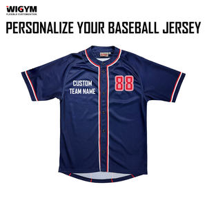 Пользовательские высококачественные бейсбольные майки оптом, сшитые модные рубашки, OEM дешевые формы для Софтбола с логотипом - Product Image 1