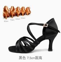 Nouvelles Chaussures de Danse Latine Professionnelles pour Femmes 2025 – Talons Hauts Personnalisés pour Tango, Jazz et Salsa