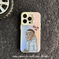 Étuis de téléphone portable en plastique dur élégant impression UV pour iPhone 7 8 XR XS 11 12 13 14 Mini 15 16 Plus Pro Max 16E Funda Mdlr