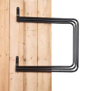 Horshi, gran oferta, resistente, giratorio, 3 brazos, estante para alfombras de caballos para Tack Room, accesorios ecuestres