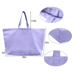 Borsa Tote XXL all'Ingrosso, Riutilizzabile in Cotone, Personalizzabile in Tela, per Ogni Tipo di Shopping con Logo Stampato su Misura - Product Image 4