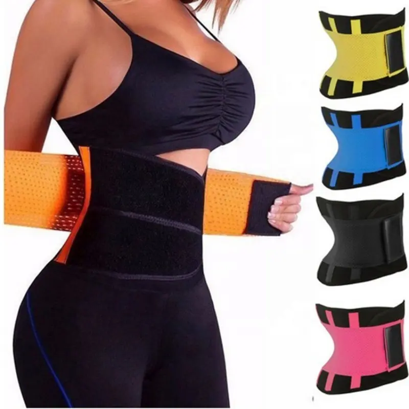 new High Quality Sweat Belt Modeling Strap Waist Cincher Women Waist Trainer Belly Slimming Belt Sheath Shapewear Tummy Corset