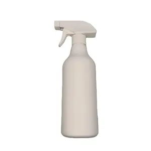 Botella de plástico para limpieza del hogar, pulverizador de gatillo con dedo, 500 ml, gran oferta de fábrica