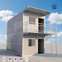 Maisons conteneurs pliables faciles à installer, abri temporaire, installation rapide en 30 minutes, kit préfabriqué Ray-Zen