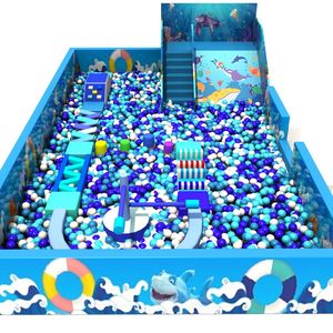 Nuevo Diseño, Buena Calidad, Piscina de Pelotas para Niños Ocean Wind, Castillo Inflable, Equipo de Juego Suave, Toboganes, Área de Juegos Interior de Plástico para el Hogar - Product Image 4