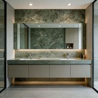 Marbre naturel directement de la carrière, grande dalle, pierre de luxe, finition polie, sur mesure pour mur d'accentuation, plan de travail de cuisine, décoration de villa
