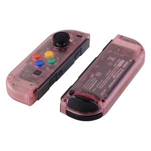 เคสเปลี่ยนทดแทนแบบใสสีชมพูสั่งทำพิเศษจาก EXtremeRate สำหรับ Nintendo Switch และ Switch Oled - Product Image 4