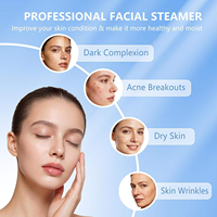 Vaporisateur facial mural professionnel pour salon, ozone, vapeur chaude, soin de la peau, équipement de beauté spa