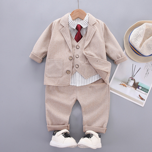 2021new popolare di modo primavera e autunno ragazzi three-piece del vestito è adatto per il partito formale vestiti di usura dei bambini - Product Image 4