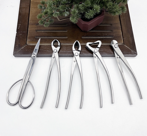 Bộ dụng cụ bonsai chuyên nghiệp cao cấp 7 món làm bằng thép không gỉ chất lượng cao, kèm kéo tỉa cành có tay cầm công thái học - Product Image 2