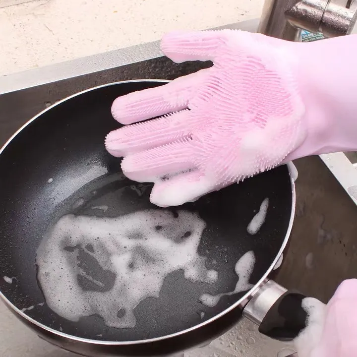 New Silicone dish gloves use to clean things durable and soft