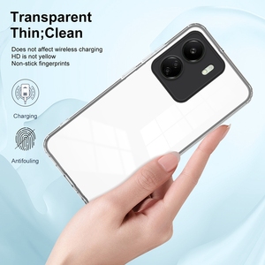 Funda Protectora Transparente para Teléfono Xiaomi <span class=keywords><strong>Redmi</strong></span> 13C Poco C65 <span class=keywords><strong>12T</strong></span> <span class=keywords><strong>Pro</strong></span>, con Protección Completa de TPU y PC, Gran Venta - Product Image 4