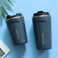 380/510ml Acier Inoxydable Café Thermos Tasse Polyvalent Portable Voiture Vide Flacons Tasse Gym Sport Embouteilleur D'eau