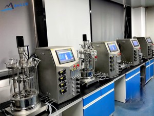 Động Vật Có Vú đình chỉ văn hóa tế bào bioreactor phòng thí nghiệm cơ khí khuấy 20L thủy tinh áp lực tàu động cơ băng ghế dự bị hàng đầu - Product Image 5