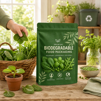 Sachets d'emballage alimentaire écologiques avec fermeture éclair, anti-odeur, personnalisés, imprimés en gravure, en PET/AL/PE pour café et chips
