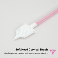 Kit de test HPV par auto-examen avec brosse cervicale gynécologique, écouvillon vaginal, solution saline stérile 30 ml, tube de prélèvement certifié CE, marque HCY