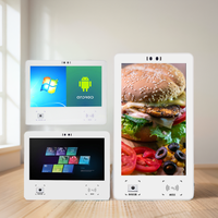 à commande automatique pour PC à écran tactile debout de 32 pouces, Kiosque interactif d'imprimante Android POS en libre-service