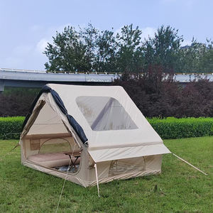 Tente <span class=keywords><strong>gonflable</strong></span> de luxe pour 2 à 4 personnes, installation facile, 4 saisons, coupe-vent, avec <span class=keywords><strong>auvent</strong></span> et fenêtres panoramiques - Product Image 6