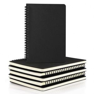 High Quality Hardcover A5 College Ruled Paper Business Spiral <b>Journal</b> Daily Notebook Gift Customized Logo 80 Sheets - Product Image 3