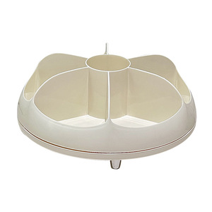 <b>Rotating</b> Cosmetic Storage Box Cream Color 4 In 1 Organizer For Makeup <b>Desk</b> Storage - Product Image 5
