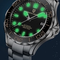 Montre mécanique PAGANI DESIGN 007 pour homme, montre automatique de luxe, NH35A, verre saphir AR, étanche, nouvelle collection 2024