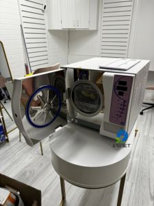 Eurpetポータブル獣医歯科用オートクレーブ機械クリニック獣医用18リットル10l歯科用オートクレーブ