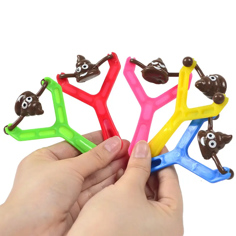 Novelty Children's Adult Toy Sticky Stool Creative Catapult Toy Funny Climbing Wall Stress Relief Fake Poop Slingshot Fidget Toy