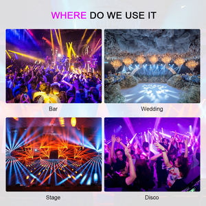 プロフェッショナルステージライト 230W 7Rビームムービングヘッドライト <span class=keywords><strong>LED</strong></span>ストリップRGBW 12色 15ゴボバー 結婚式パーティー クラブ ディスコライト - Product Image 4