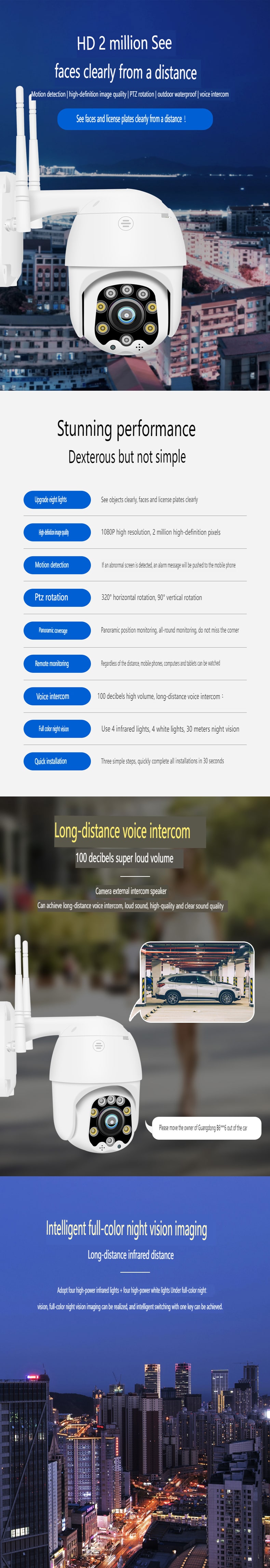 Wholesale Network Sd Card Storage Cloud Service Live View Remote Monitoring Video Surveillance Security Camera System