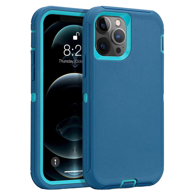 Luxury Heavy Duty Shockproof TPU+PC Hybrid Armor Case for 11-16 Pro Max & 12 Mini/13Mini-Defend Cover