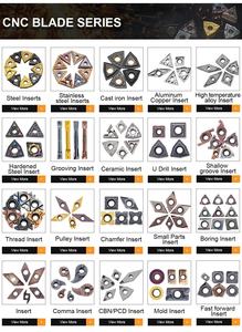 Plaquettes de tournage en alliage dur de marque Alternative pour métaux VNMG160404 VNMG160408-MS LF6018 pour <span class=keywords><strong>tour</strong></span> CNC - Product Image 4