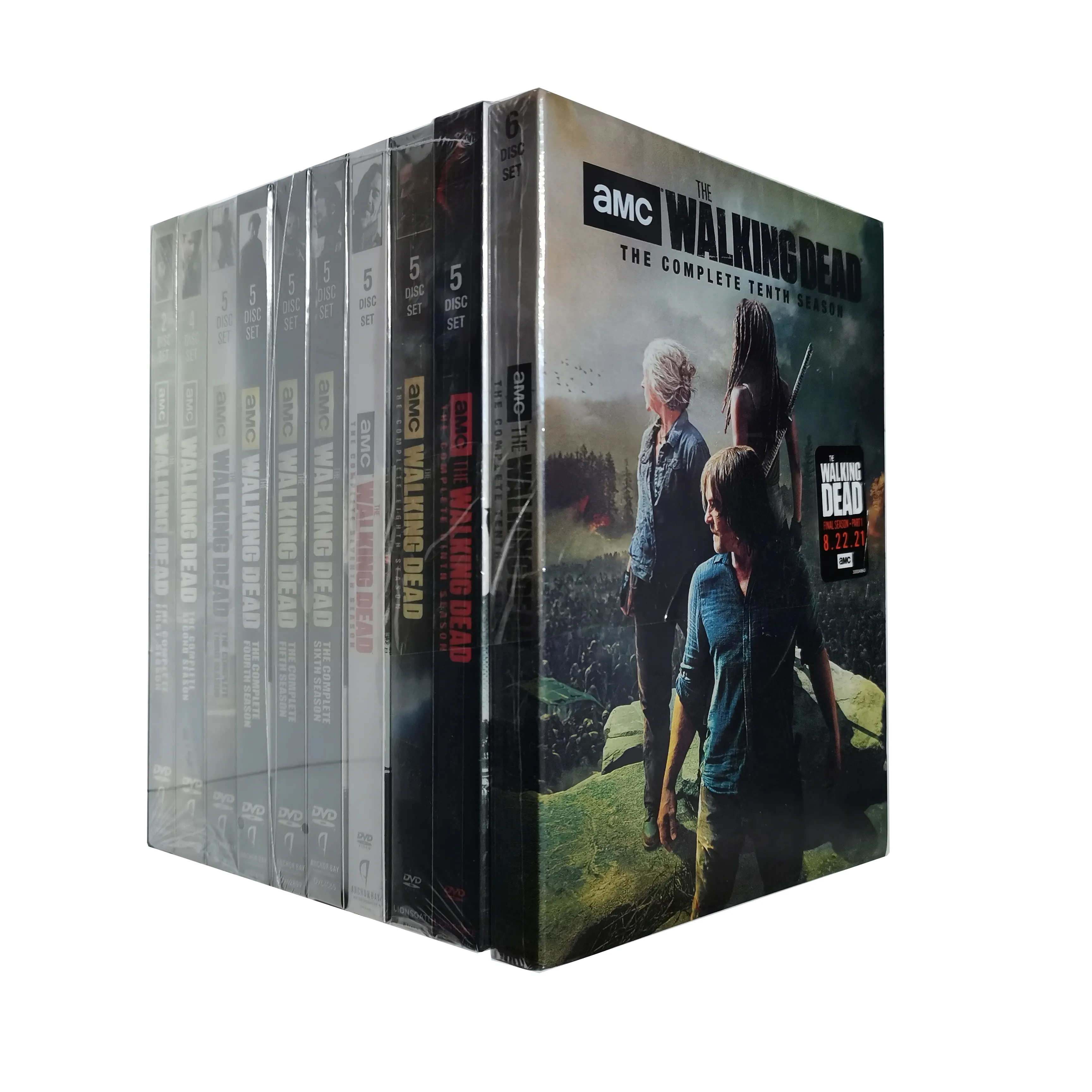 DVD BOXED SETS MOVIES TV-Show Filme Hersteller Fabrik versorgung The Walking Dead Season1-10 47DVD Komplette Serie versand kostenfrei