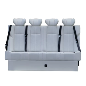 Vehículo de negocios RV de cuatro <span class=keywords><strong>plazas</strong></span> personalizable con sofá cama retráctil, asiento aerodinámico de hecho una pieza de tela de PU, asientos traseros reacondicionados - Product Image 1