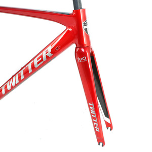 <span class=keywords><strong>Cadre</strong></span> de vélo en aluminium avec fourche en <span class=keywords><strong>carbone</strong></span> Twitter Bike Factory 700c QR130MM <span class=keywords><strong>ou</strong></span> TA 142MM - Product Image 3