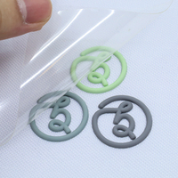 Transferts de logo en silicone personnalisés pour sérigraphie, transferts thermiques en plastisol pour t-shirts et sweats à capuche, autocollants en caoutchouc gaufrés, logo brillant